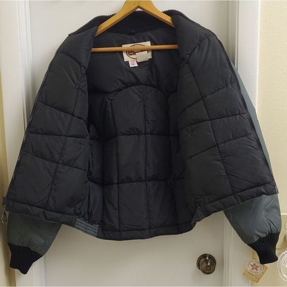 🤩New with tags Rare Vintage Comfy down puffer gray jacket size men's S - Picture 8 of 10